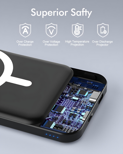 MagCharge | 5000mAh Magnetic Wireless Power Bank