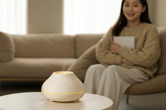 Volcanic Aroma Diffuser – 3-in-1 Flame Lamp, Humidifier & Essential Oil Mist Maker