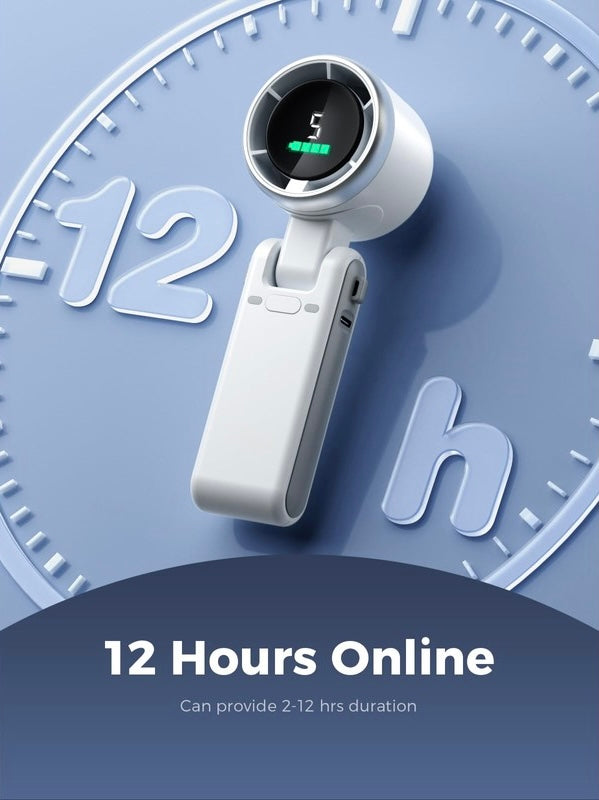 BreezeMax 3-in-1 | 5-Speed Foldable Neck & Turbo Fan