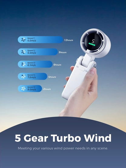 BreezeMax 3-in-1 | 5-Speed Foldable Neck & Turbo Fan