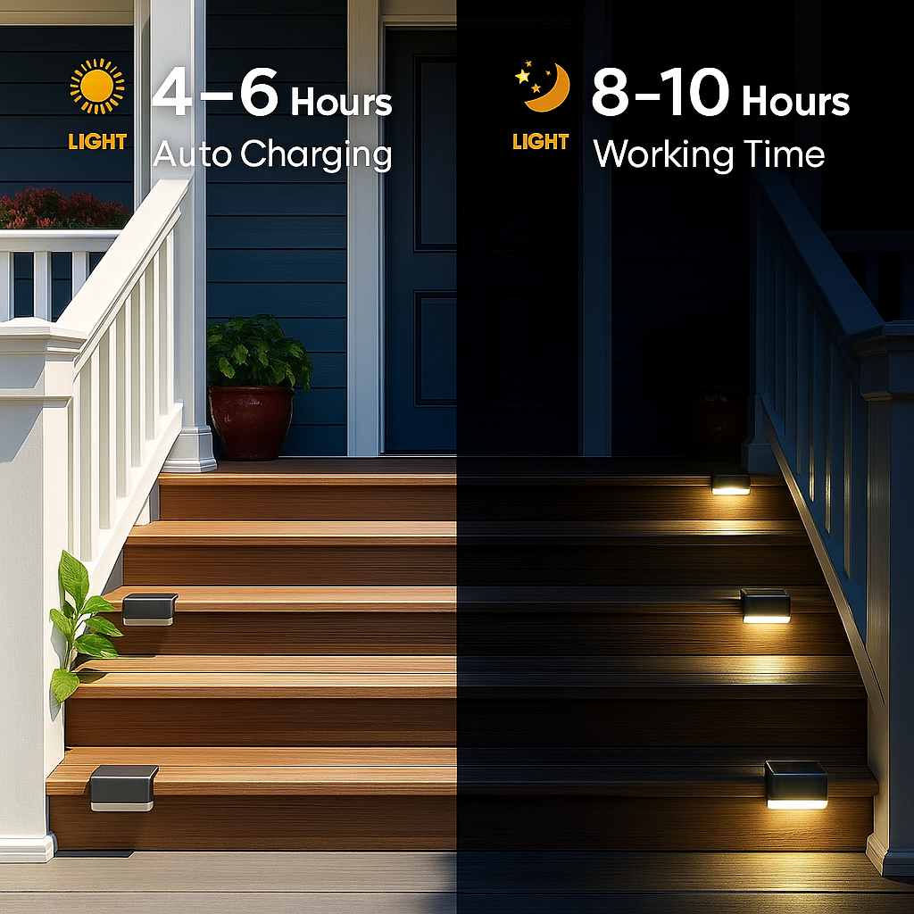 LED Solar Step Lamp