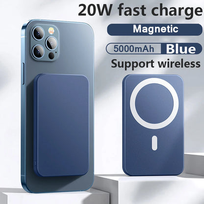 MagCharge | 5000mAh Magnetic Wireless Power Bank